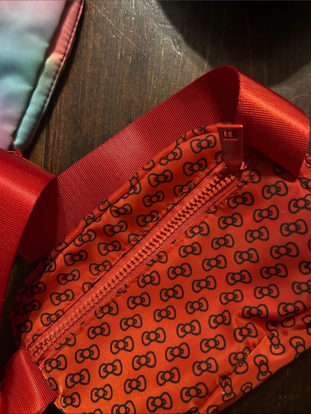 Hello Kitty Red Bow Kids Fanny Pack with All-Over Logo
